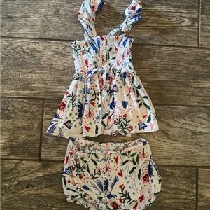 Posh Peanut x LOFT toddler outfit